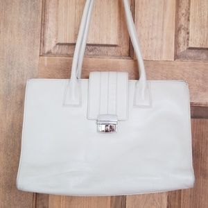White Levenger Shoulder Bag